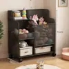 Estante de Armazenamento de Brinquedos para Bebês e Crianças de Chão Removível Estante de Armazenamento Doméstico Estante de Brinquedos Simples Classificação e Organização Armazenamento