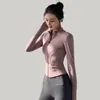 Roupas de Yoga Exquisitas Cuidadosamente Selecionadas para Mulheres, Roupa Esportiva de Corrida com Caimento Justo, Gola Alta Pequena, Secagem Rápida, Manga Longa, Roupa para Treinamento de Pilates e Fitness