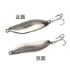 Isca Artificial para Arremesso de Longa Distância, 9.5g Metal Dupla Curva Gancho Triplo Spinnerbait, Isca Artificial Dura para Pesca de Robalo e Peixe Mandarim