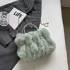 Bolsa Feminina Outono 2025 Moda Bolsa Nuvem Plissada Bolsa Peluda Bolsa de Ombro Transversal Bolsa de Mão para Melhorar a Aparência Bolsa Acolchoada