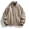 Estilo Nuevo 2024 Primavera y Otoño Duffy Atractiva Chaqueta de Cuero para Motociclista Hombres Primavera y Otoño Holgada Casual Chaqueta de Cuero Americana Sentido Avanzado
