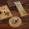 Cortina de bambu para sushi, cortina para enrolar sushi, utensílios de sushi, cortina de sushi, cortina de bambu para sushi, decoração de sushi, cortina de bambu de alta qualidade