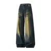 Ropa para Hombre Shanggu: Comercio transfronterizo, exclusivamente para el Sudeste Asiático, marca moderna estilo americano, jeans anchos para hombre de corte holgado y desgastados