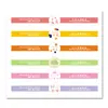 Menina fofa de desenho animado e fita washi, disponível para atacado. Também oferecemos impressão personalizada e produção de fitas decorativas com base nos seus designs.