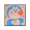 Pintura al óleo digital DIY para niños, personajes de dibujos animados, anime, animales, relleno de color, pintura al óleo, pintado a mano, digital, hecho a mano, pintura decorativa