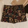 Novos Shorts Boxer Masculinos Retrô Estilo Étnico de Algodão Respirável com Estampa Maia Moderna