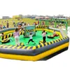 Hora Loca de Celebridad de Internet Mano Grande Inflable Plato Giratorio Grande Equipo de Diversión al Aire Libre Plaza Máquina de Saltar Multiusuarios Accesorios para Actividades