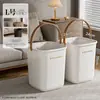 Lixeira portátil estilosa para uso doméstico na sala de estar, cozinha, quarto, banheiro, dormitório e escritório