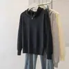Ropa de mujer talla grande, nuevo estilo coreano de principios de otoño, diseño suave, delicado y cómodo, elegante, corte holgado, top adelgazante