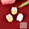 Acessórios de resina bonito Lucky Cat diy jóias creme cola capa de telefone headband acessórios carro pequeno patch decoração