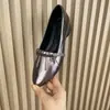 Almofada Branca Garça Tamanho Quebrado Processamento Sapatos de Feijão Sapatos Femininos 2026 Nova Primavera Verão Boca Rasa Moda Sapatos de Salto Único Slip-on Couro Macio Bico Fino