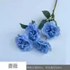 26 Anos de Materiais Florais Azul Escuro de Alta Qualidade, Materiais de Flores de Seda para Vitrines, Paisagismo, Adereços para Estúdio de Fotografia, Flores Artificiais