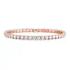 Pulseira Unissex Simples de Fábrica Transfronteiriça Moda Atacado Estilo Tênis Joias Ins mm Zircônia