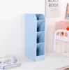 Portalápices Oblicuo Esmerilado Escritorio Escritorio Caja Grande de Almacenamiento Estante para Papelería Soporte Cilíndrico de Almacenamiento para Brochas de Maquillaje