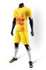 Traje de uniforme de fútbol de secado rápido para hombres y mujeres, uniforme de fútbol de verano de manga corta con patrón de dragón, uniforme de equipo de entrenamiento para juego de bote dragón estampado