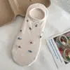 Calcetines Grises para Mujer, Lindos Calcetines Bajos Tipo Invisible para Zapatos de Barco, Estilo Delgado de Verano, Antideslizantes, Talón Antideslizante, Silicona Invisible, Transpirables