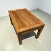 Mesa de Chá de Madeira de Ulmeiro Antiga Mesa de Chá Retrô Estilo Chinês Mesa Ferradura Mesa de Jantar Longa de Madeira Maciça e Cadeiras Estilo Zen Pousada Mesa dos Oito Imortais