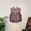 [Zhi Li] Nuevo chaleco con cuello pipa estilo chino, cuello alto y botones, nueva colección otoño 2026, chaleco retro tradicional chino