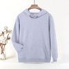 Chamarra Cómoda de Algodón Puro de 260g con Mangas Largas para Hombres y Mujeres, Sudadera con Capucha, Sudadera, Top Casual Diario, Corte Holgado