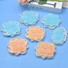 Molde de Silicone com Caractere Chinês de Feliz Aniversário Saudável para Assar DIY Molde de Bolo