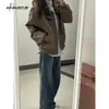 Chaqueta de solapa estilo callejero americano para hombre, marca moderna, simple, holgada, ropa de motocicleta, chaqueta genial, Top Primavera/Otoño 2026