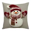 Fundas de almohada con temática navideña transfronterizas, al por mayor para crear un ambiente navideño festivo en la sala de estar, cojines de sofá y otras almohadas decorativas. Se aceptan pedidos al por mayor con imágenes proporcionadas