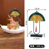 Plato Retro Chino de Bambú Forma de Cruz para Té y Bocadillos Plato para Bocadillos y Pasteles Posavasos para Taza Portavasos Bandeja de Bambú Tejido para Poner en la Mesa