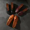 Zapatos Mary Jane de piel de vaca de primera capa para mujer, zapatos planos, nuevo modelo de otoño, piel genuina, punta redonda, correa, zapatos de un solo color de corte bajo, talla de zapato de mujer 40