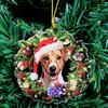 Amazon nuevo 2024 regalo para niños Papá Noel muñeco de nieve perro colgante árbol de Navidad decoración para el hogar