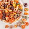 Pan de Chocolate Simulado, Tartaletas de Huevo, Galletas, Juguetes de Comida, Juguetes Hechos a Mano para Armar, Accesorios de Resina, Adornos Miniatura Tridimensionales