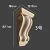 Tallado en Madera Dongyang Cabezal de Columna de Madera Maciza Soporte de Viga Estilo Europeo Cabezal de Columna Romana Estilo Chino Soporte de Pata de Buey Tallado Decoración de Pared de Fondo