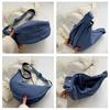 Bolso Estilo Nuevo Bolso Cruzado para Mujer Bolso Dumpling de Nylon Bolso de Hombro Simple Diseño de Nicho Bolso de Axila de Moda para Mujer