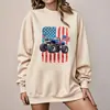 Sudadera de Cuello Redondo de Comercio Exterior Transfronterizo con Estampado de Monster Truck Americano, Venta al por Mayor para Comercio Electrónico Amazon y Wish