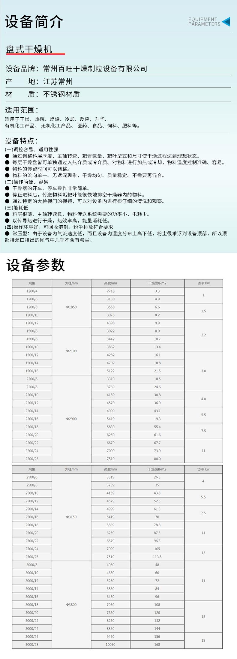盘式干燥机