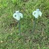 Lona de Camping al Aire Libre Estacas de Tienda Estacas de Suelo Fluorescentes Luminosas Estacas Mariposa 21 cm Cabeza de Plástico Brillante