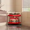 Estante de Esquina para Baño, Estante de Pie para Lavabo, Estante de Almacenamiento de Esquina para Inodoro, Solución de Almacenamiento