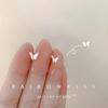 Aretes de Gancho para la Oreja de Mariposa Nicho Estilo Ins Aretes Elegantes para Mujer Perforación Simple de la Oreja 2024 Nuevo Trendy Entrega