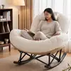 No Requiere Instalación Silla Mecedora Plegable de Aguacate Sillón de Descanso para Balcón Sofá Perezoso Silla Sofá Reclinable Uso en Sala de Estar Hogar