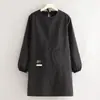 Delantal Impermeable de Cocina para el Hogar, Delantal Anti-Manchas de Manga Larga, Ropa de Trabajo Especial para Catering