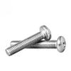 Tornillo de máquina de cabeza plana con ranura en cruz de acero inoxidable 304, tornillo pequeño de cabeza redonda larga