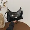 Bolso de Hombro con Cadena para Mujer, Nuevo Estilo Verano 2026, Alto Valor Estético, Simple y Elegante, Bolso de Hombro para Viajes Diarios, Bolso Cruzado Retro