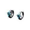 Brincos de Estrela Brilhante para Homens: Acessórios de Orelha Estrela de Quatro Pontas Tendência, Versátil, Único, Estilo de Rua de Nicho, Ear Cuff Cool e Minimalista