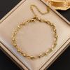 Pulsera de Lazo Europeo y Americano para Mujer, Pulsera de Abeja Mariposa Perla, Pulsera Elegante de Acero Inoxidable de Lujo Ligero, Joyería Transfronteriza