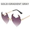 Gafas de sol Cabeza de Toro Diabólica transfronterizas personalizadas para fiesta de bola gafas de sol moda europea y americana divertidas gafas de sol de metal moda