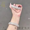 Estilo Mismo Xiaohongshu Pulsera de Jade Hetian Natural Hilo de Oro Pintura a Tinta de Jade Pulsera de Concubina Imperial Pulsera de Mejor Amiga Venta Directa de Fábrica
