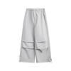 Vestir Camino Antiguo 2025 Primavera Nuevo Marca de Moda Color Sólido Plisado Perfil Pantalones Rectos Ropa de Trabajo para Pareja Pantalones Casuales Rectos