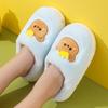 Atacado Transfronteiriço Pantufas Infantis Fofas com Salto Espessado, Pantufas de Algodão Quentes para Bebê para Interior, Pantufas Antiderrapantes para Outono e Inverno para Meninas