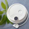 Tapa de taza de té con leche desechable de 90 puertos, a prueba de fugas, moldeada por inyección, tapa de taza esmerilada por inyección, 100 piezas