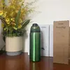 Taza de Fruta Casual y Elegante, Gran Capacidad, Taza Térmica de Doble Pared con Vacío de Acero Inoxidable 304, Botella de Agua Deportiva Portátil para Exteriores