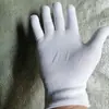 Guantes de Etiqueta para Actuación Infantil al por Mayor para Primavera, Verano y Otoño, Adecuados para Estudiantes de Primaria y Secundaria, Gimnasia, Eventos Deportivos y Danza, Hechos de Nylon Blanco con Cinco Dedos